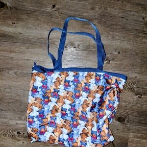 Teddy Bear Print Tote Bag